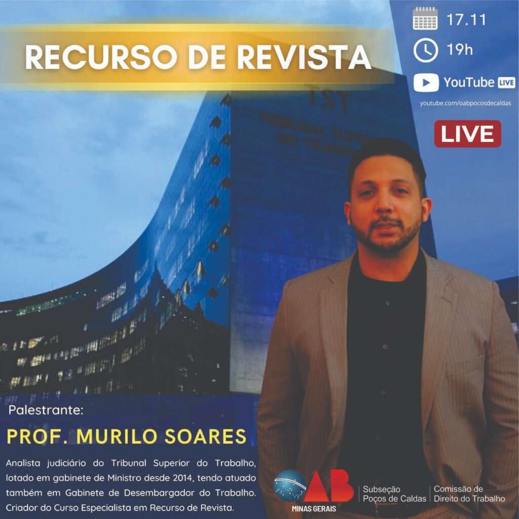 Live – Recuso de Revista – Professor Murilo Soares