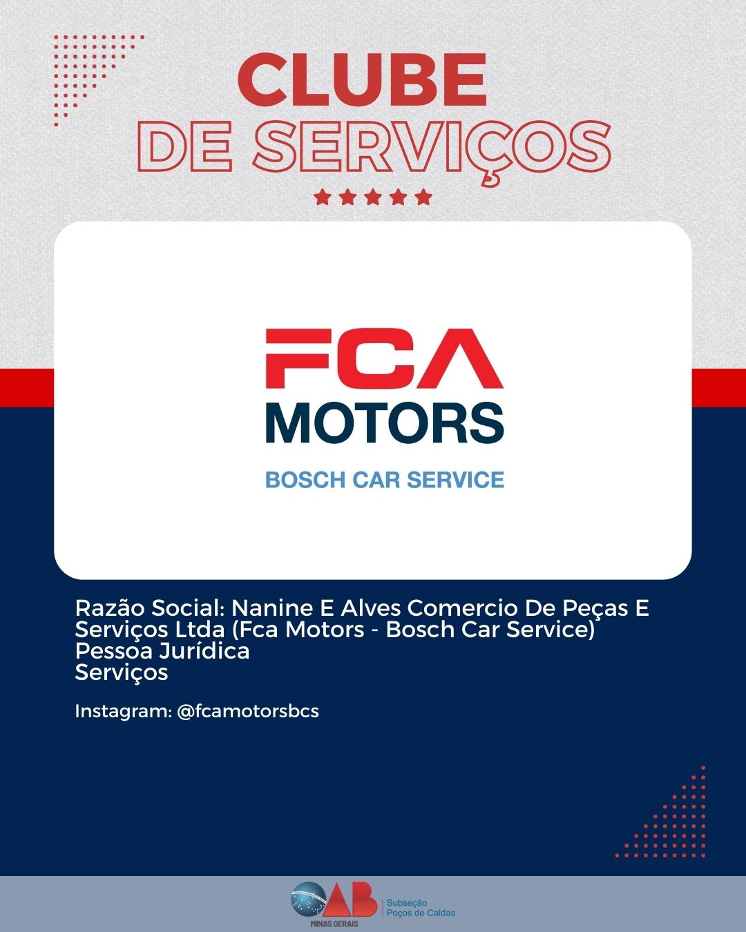 Novo Credenciamento – Clube de Serviços